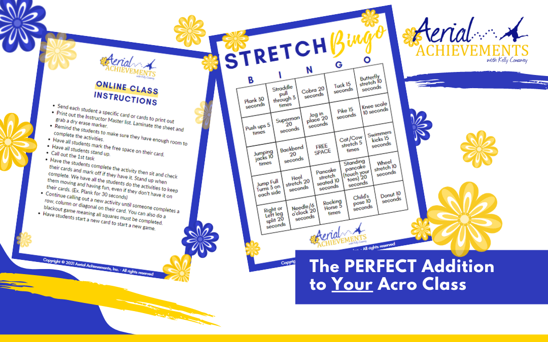 Fun Acro Worksheet The Perfect Addition to Your Acro Class - Aerial Achievements